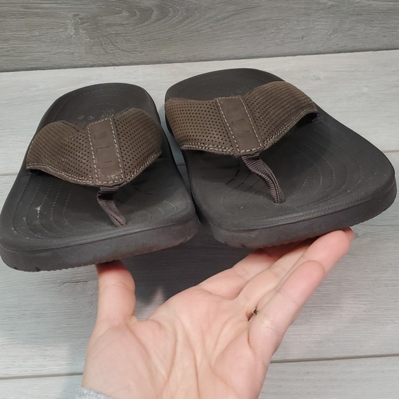 Crocs Mens Comfort Outdoor Rubber Thong Sandals Flats shoes sz 12 main image 9